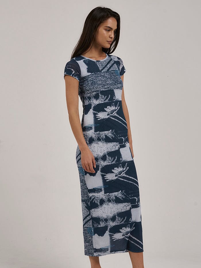 Alchemy Mesh Dress - New Teal