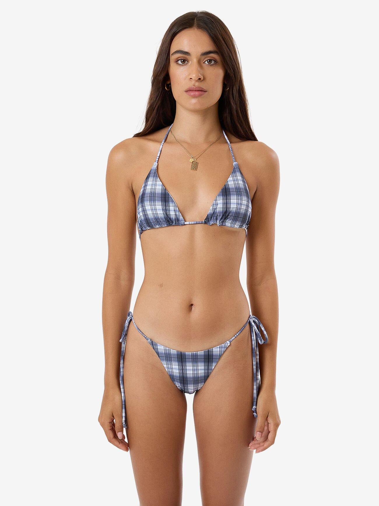 Friendly Service String Bikini Top Iceberg