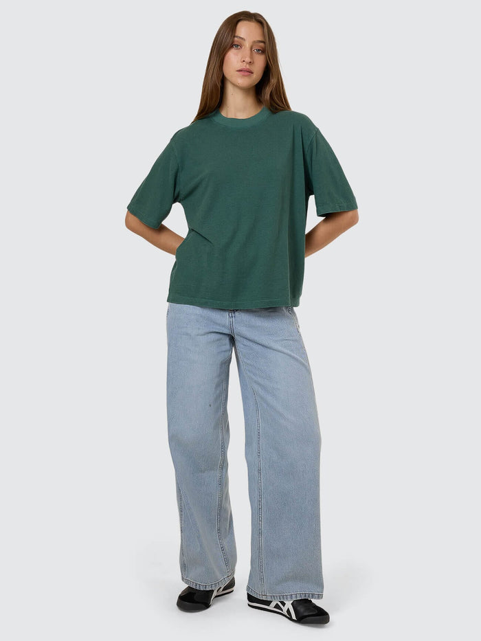 Hemp Square Tee - Sea Pine