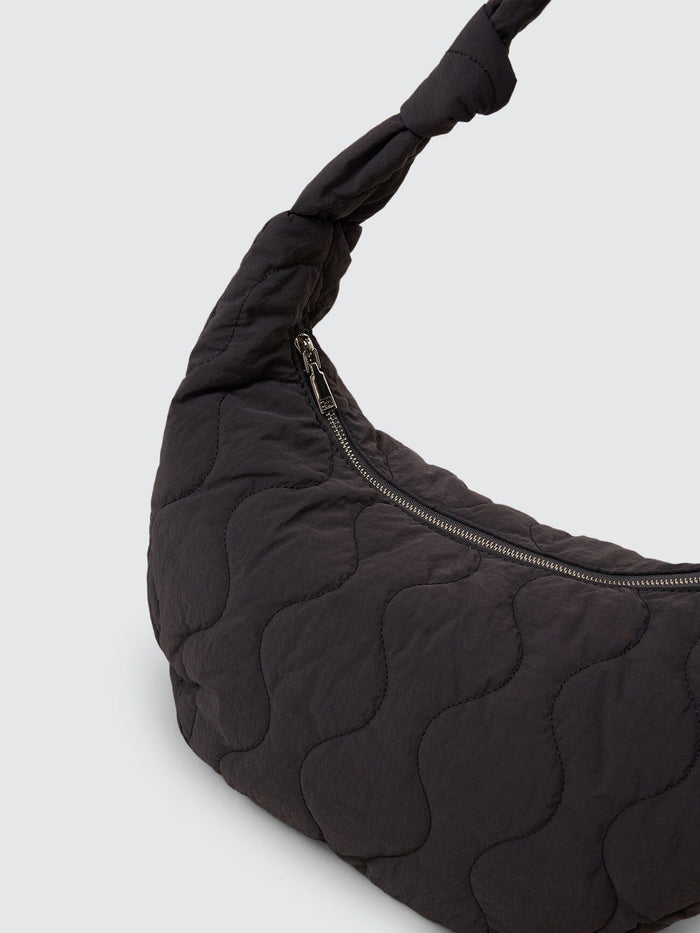 Never Mind Padded Shoulder Bag - Charcoal