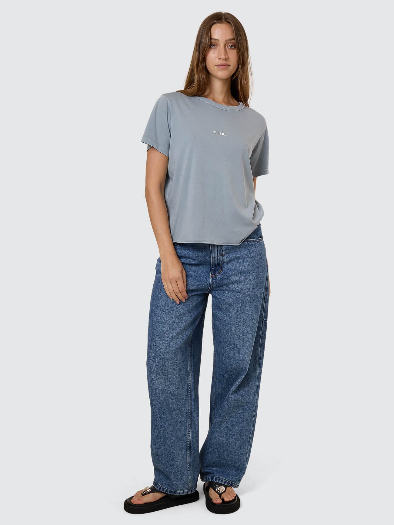 Minimal Thrills Relaxed Tee - Smog