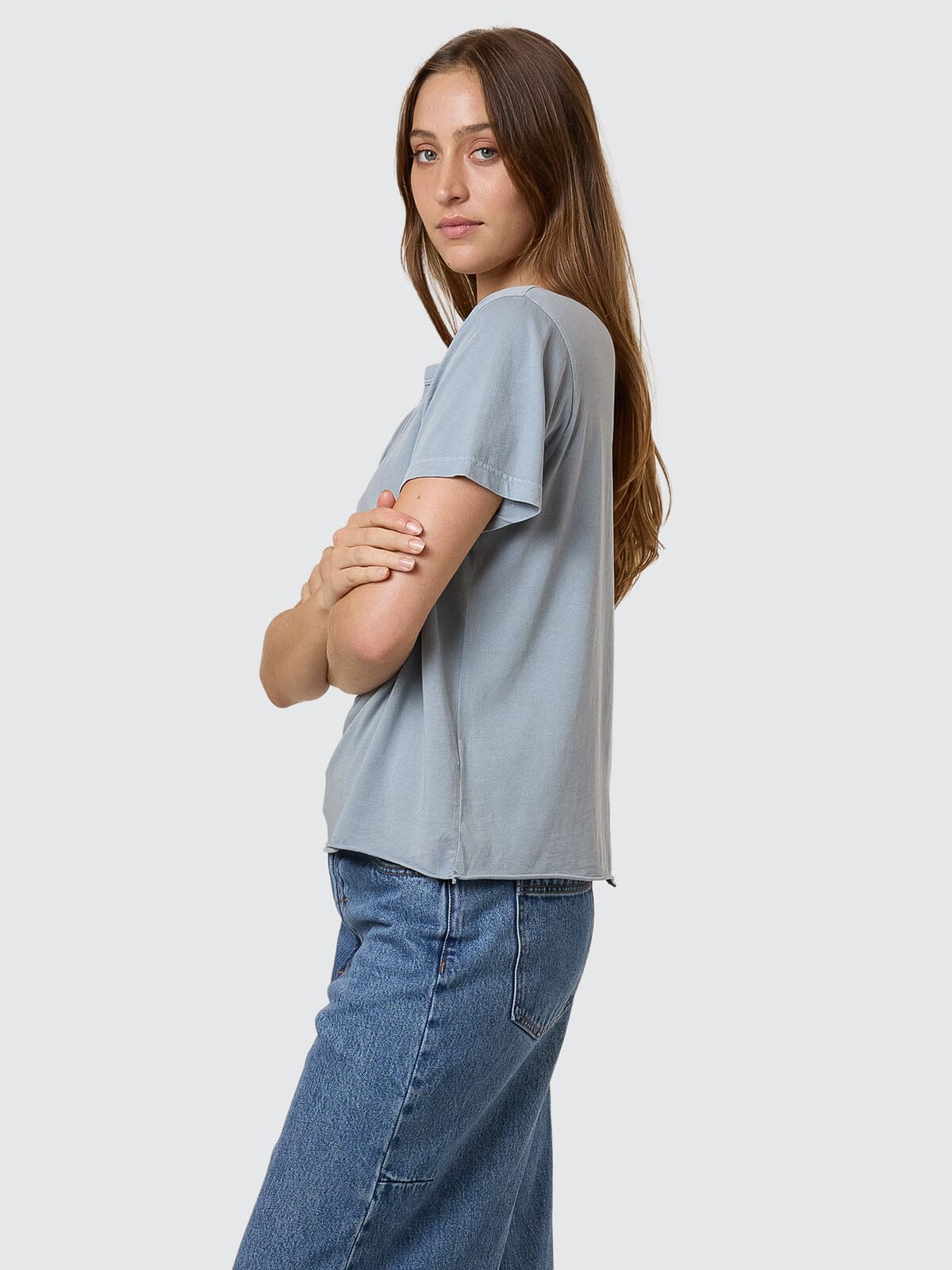 Minimal Thrills Relaxed Tee - Smog 4