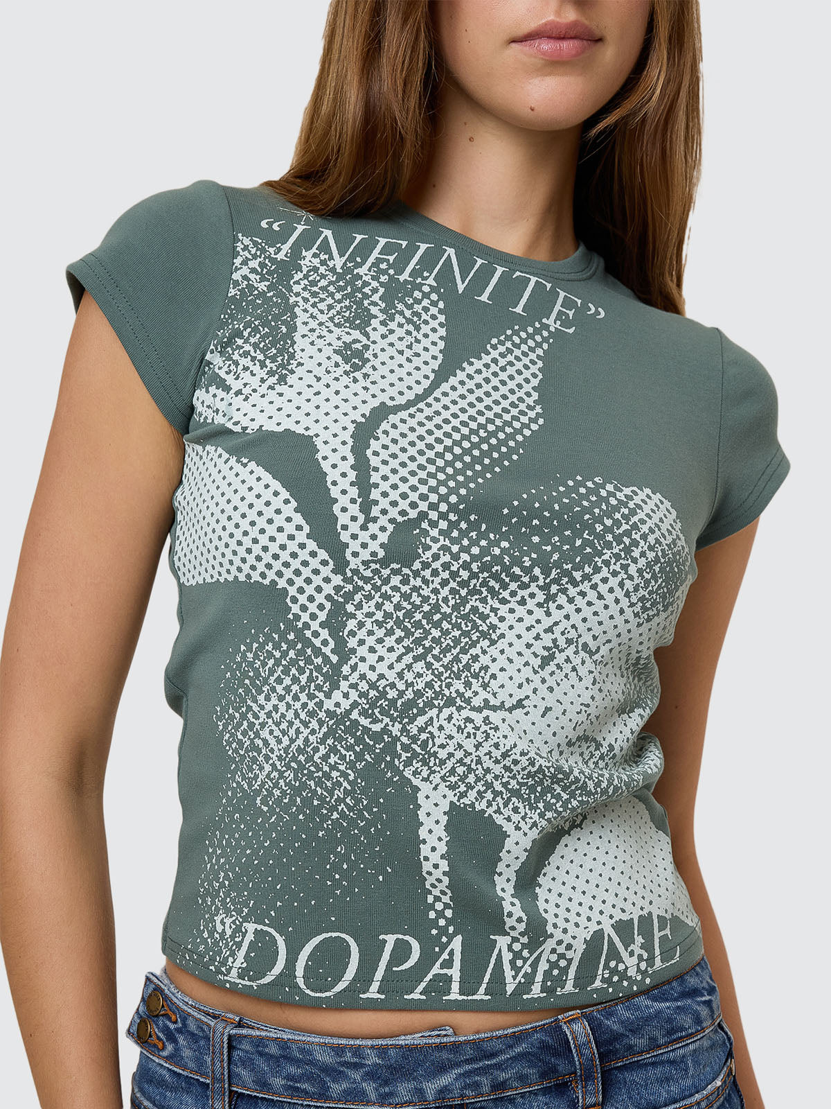Infinite Dopamine Club Tee - Sea Pine 4