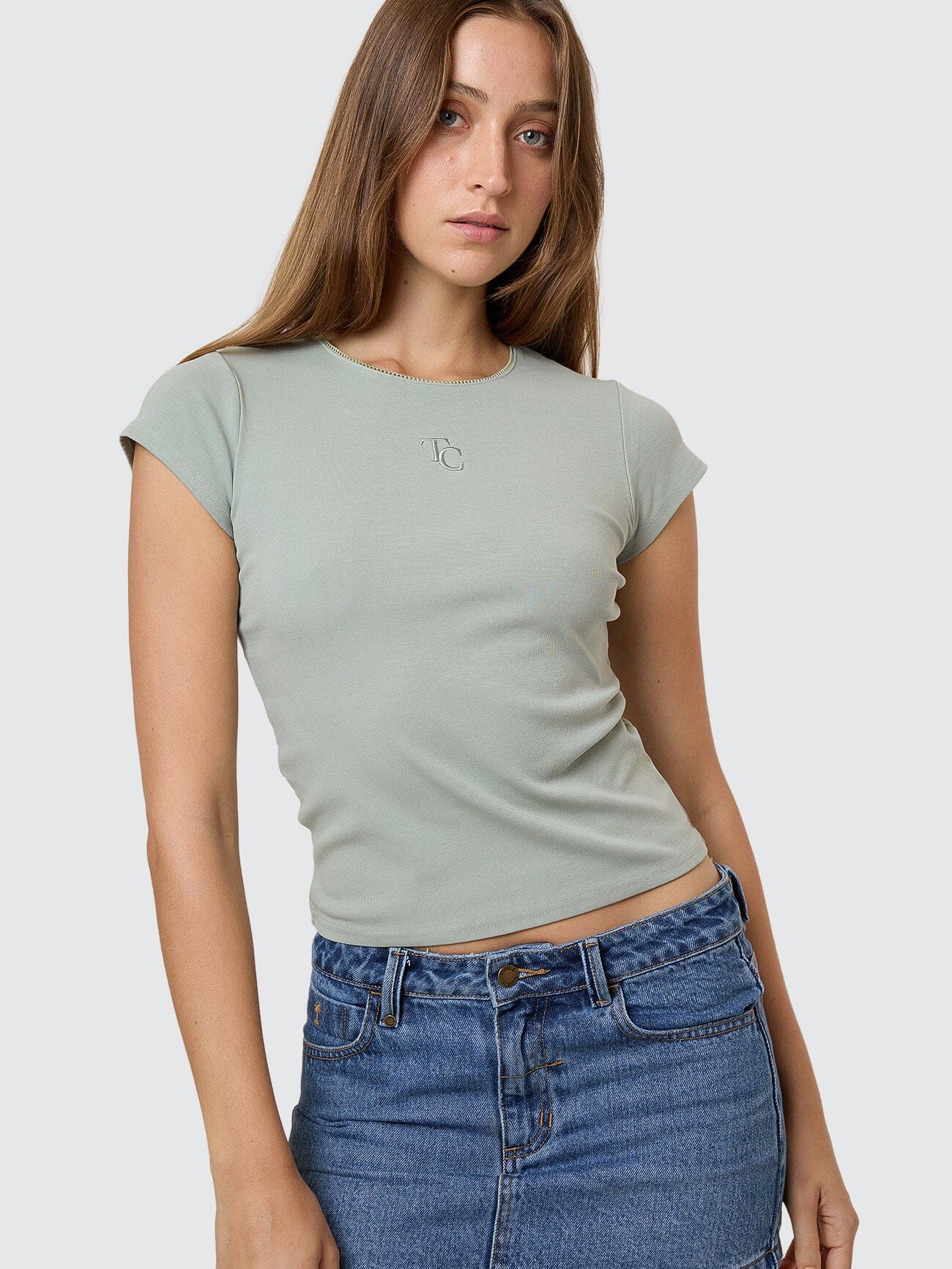 Priority Club Tee - Dirty Sage