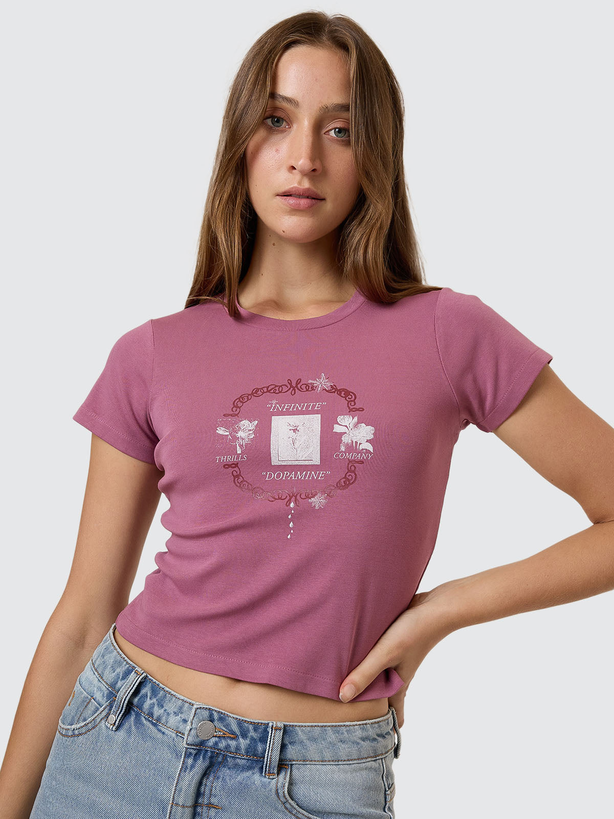 Dopamine Mini Tee - Delta Berry 4