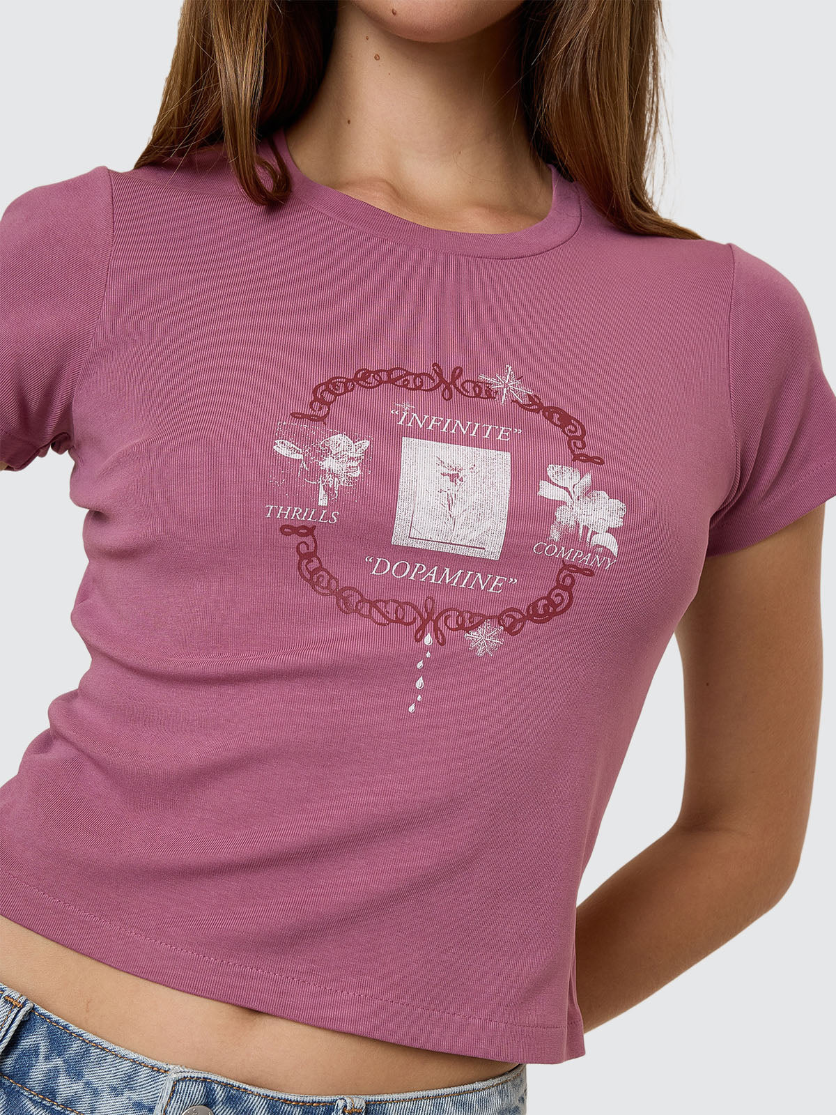 Dopamine Mini Tee - Delta Berry 4