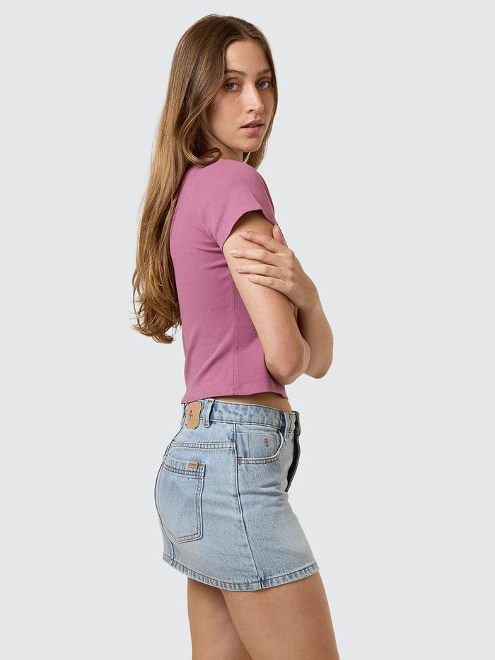 Dopamine Mini Tee - Delta Berry 4