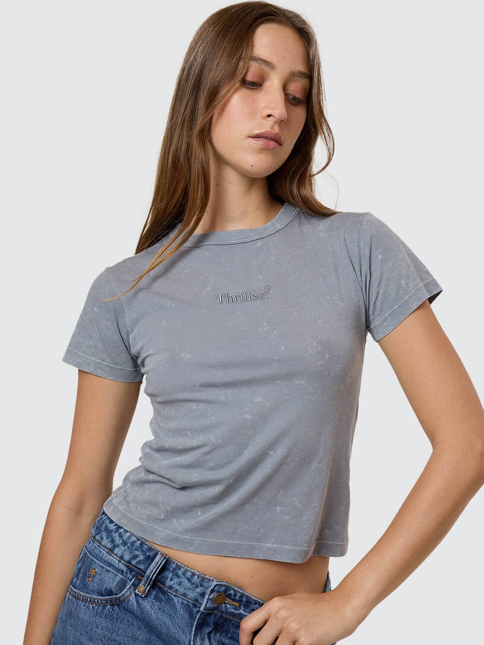 Thrills Workwear Boy Tee - Marble Grey