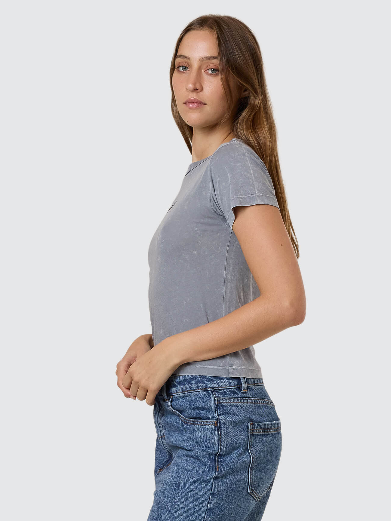 Thrills Workwear Boy Tee - Marble Grey