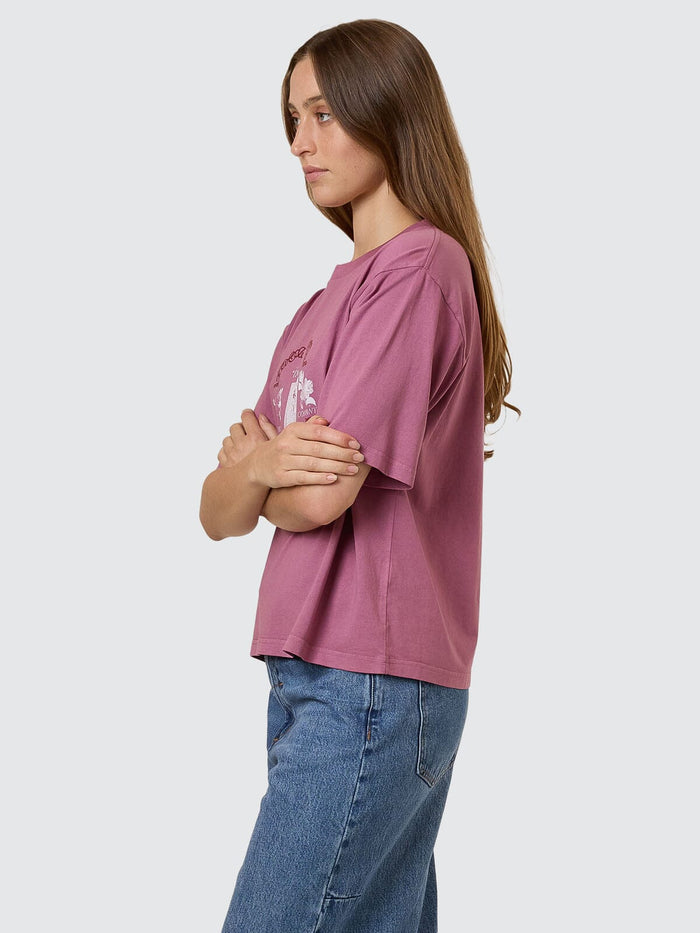 Dopamine Square Tee - Delta Berry 4