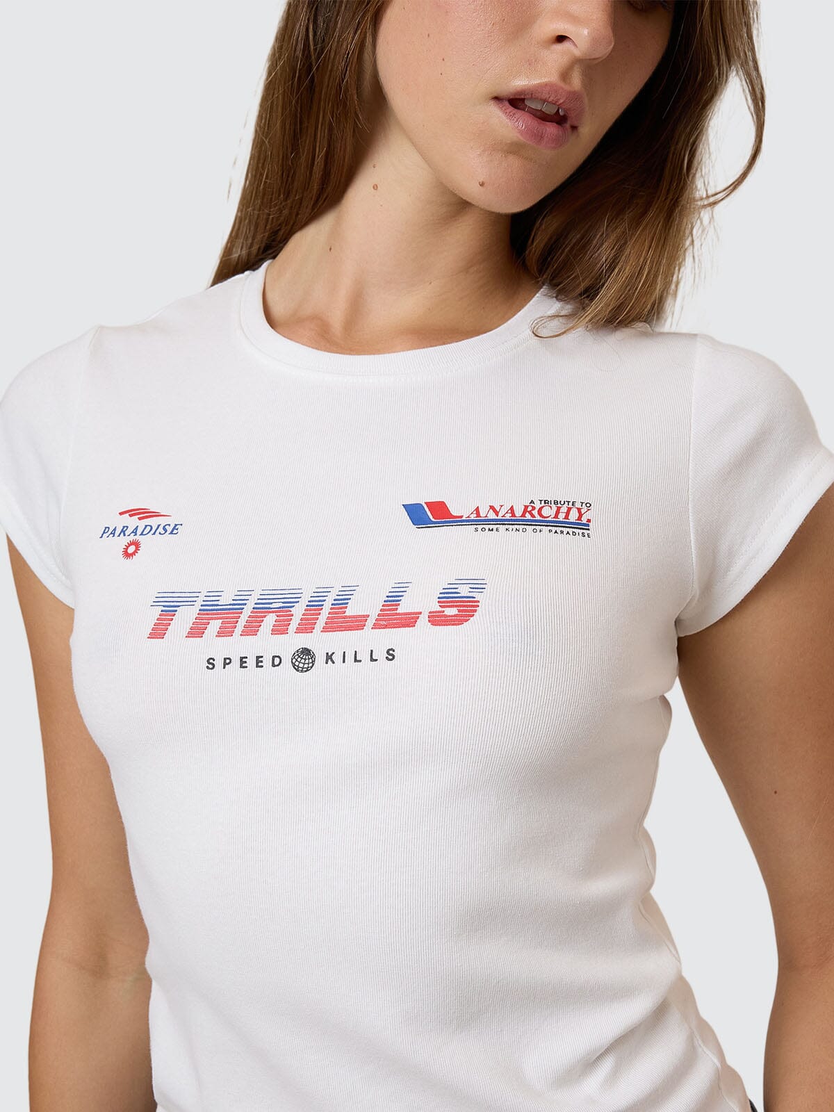 Anarchy In Paradise Club Tee - Dirty White 4