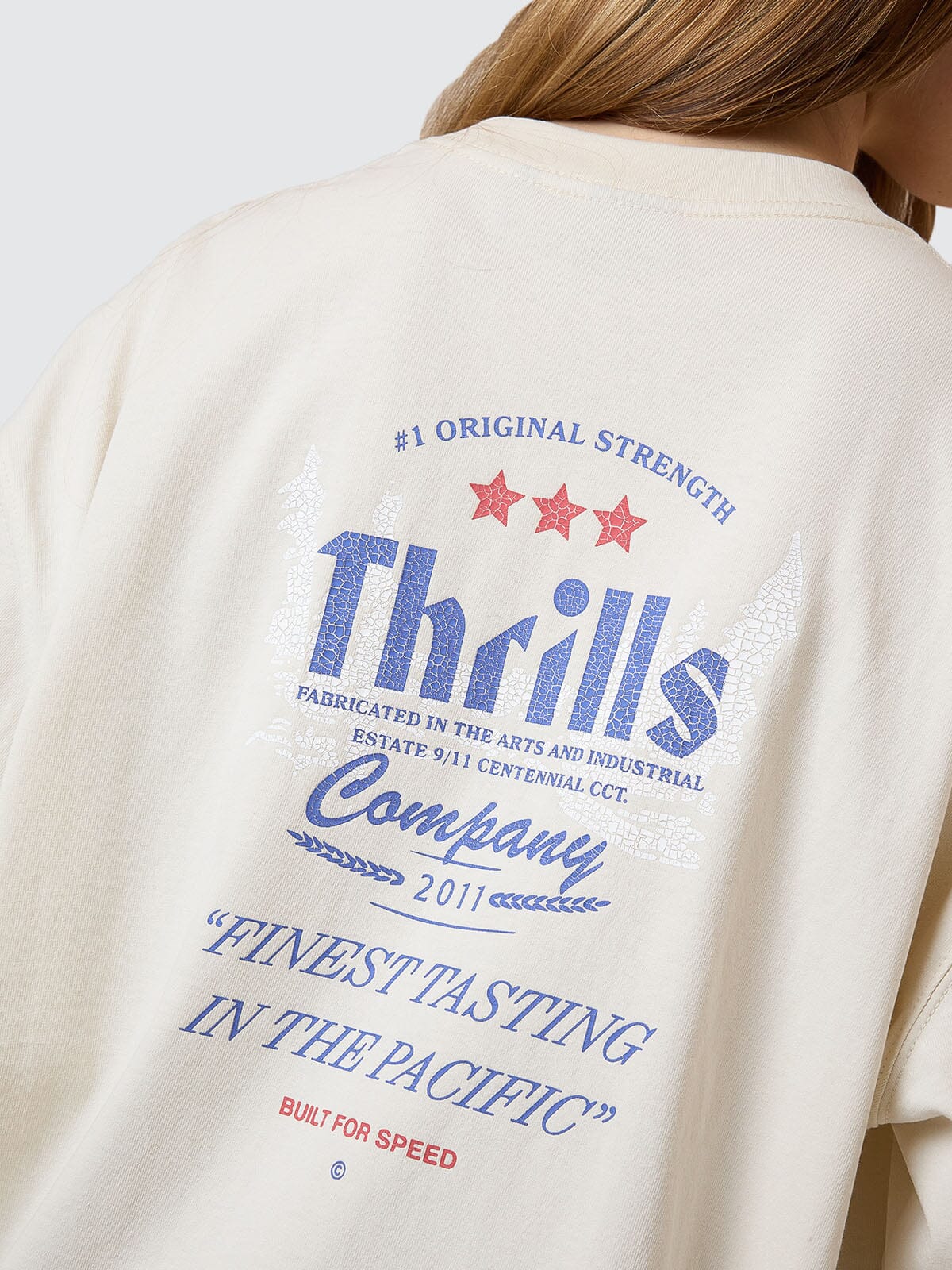Original Strength Oversized Tee - Heritage White 4