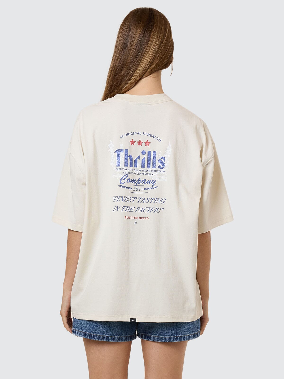 Original Strength Oversized Tee - Heritage White 4