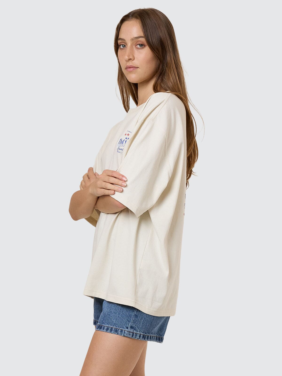 Original Strength Oversized Tee - Heritage White 4
