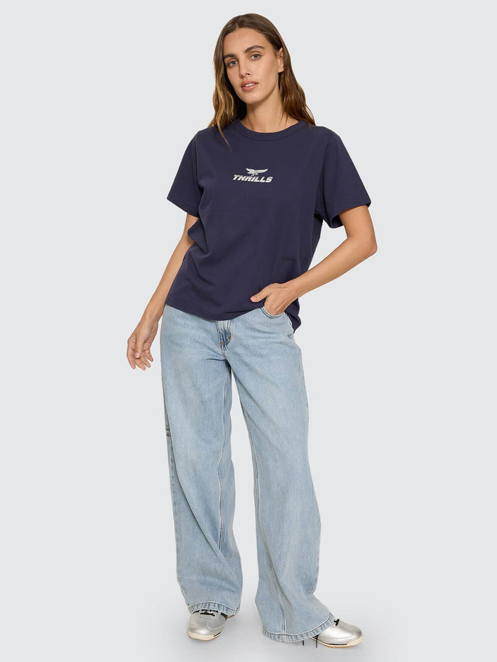 Paradise Before Anarchy Relaxed Tee - Peacoat 4