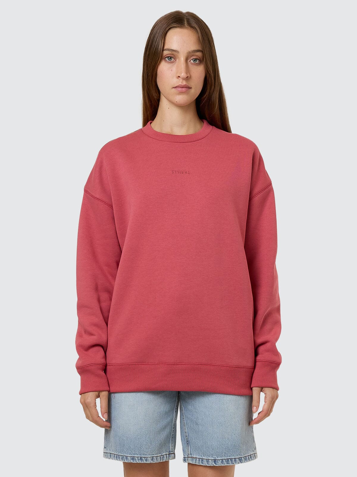 Minimal Thrills Slouch Crew - Redwood 4