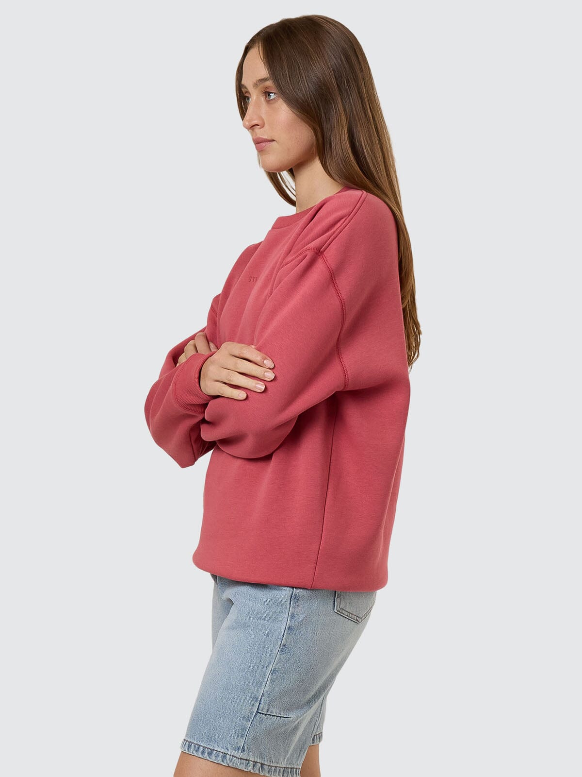 Minimal Thrills Slouch Crew - Redwood 4