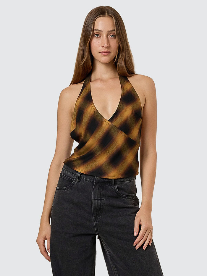 Lost Signal Halter Top - Bronze 4