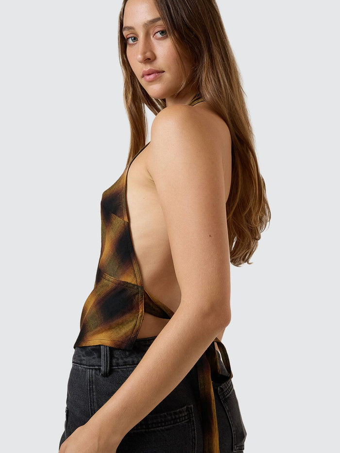 Lost Signal Halter Top - Bronze 4
