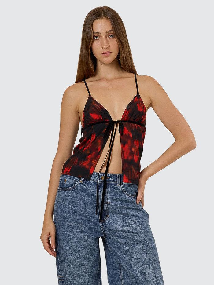 Lucky For You Floral Top - Redwood 4