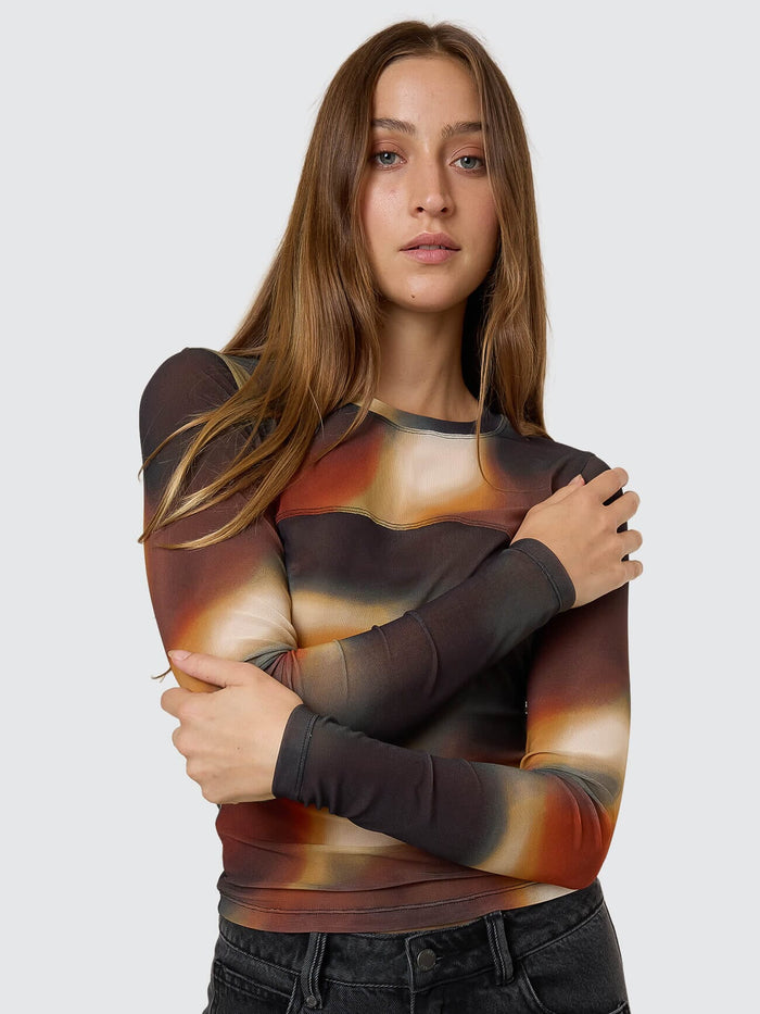 Metamorphic Daze Mesh Top - Black