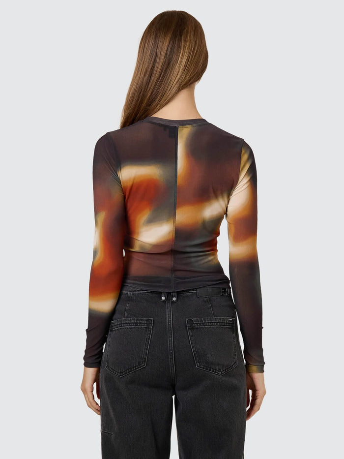 Metamorphic Daze Mesh Top - Black