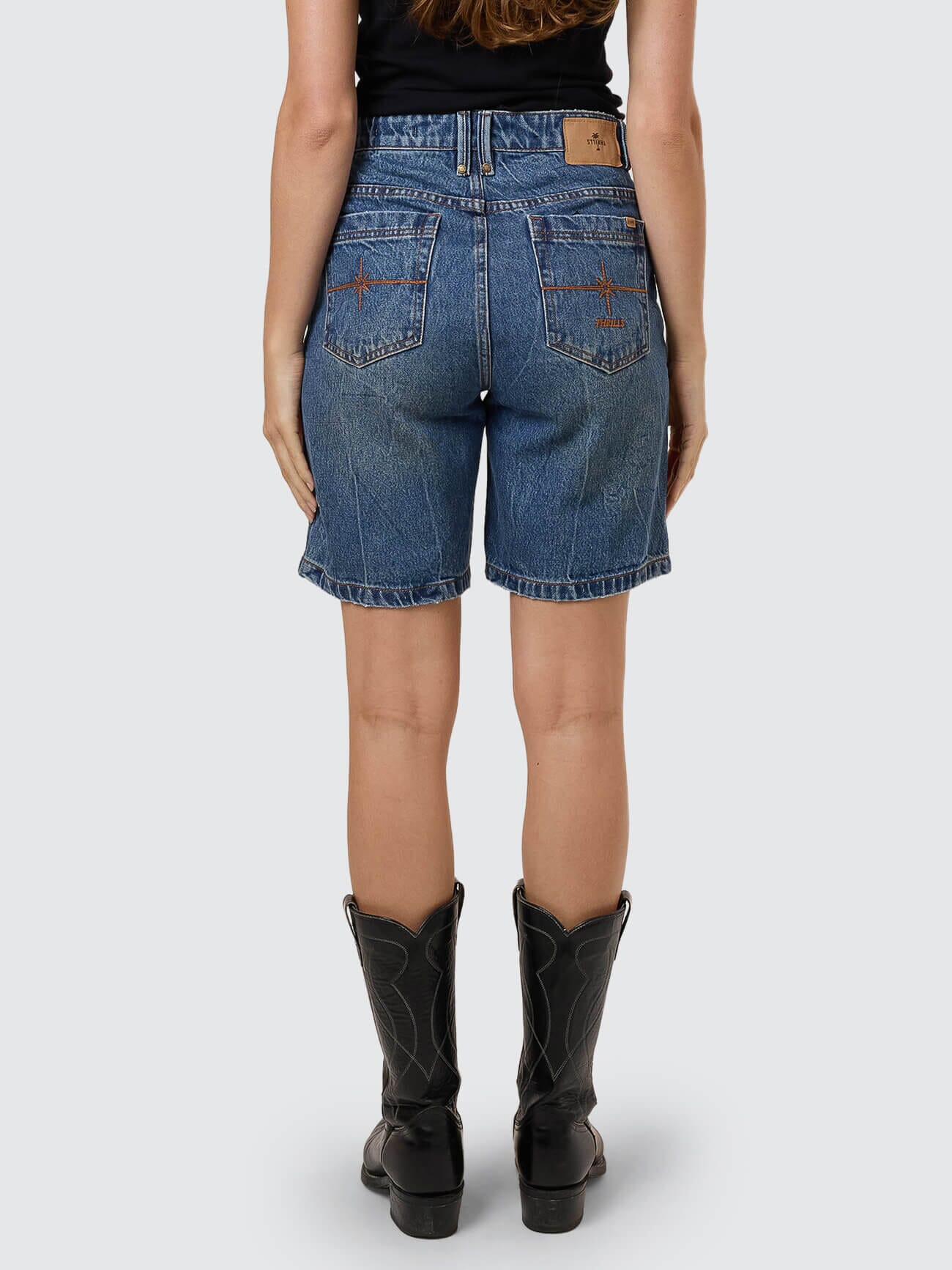 Dopamine Reagan Slouch Short - Vanish Mid Blue