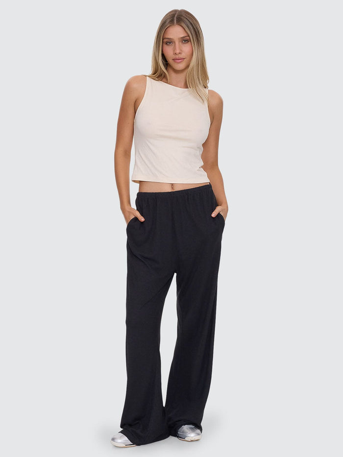 Hemp Relax Lightweight Pant - Black