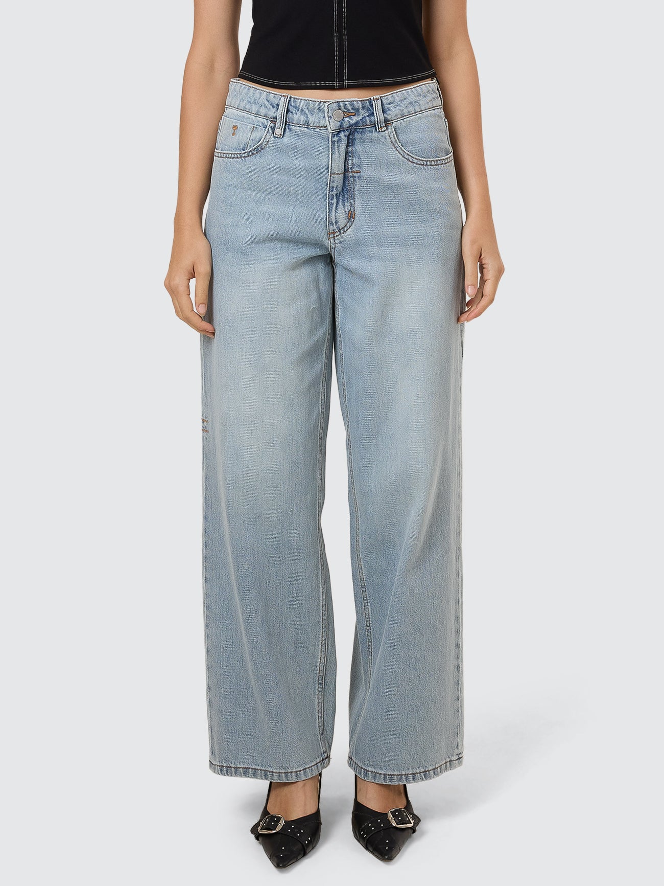 Dopamine Billie Low Rise Baggy Jean - Dusk