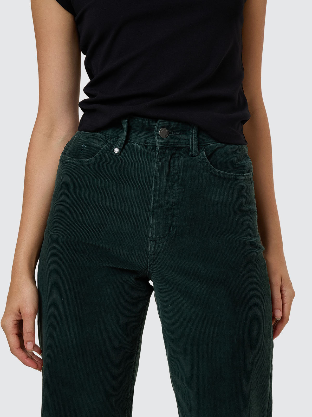 Holly Cord Pant - Vista Green 4