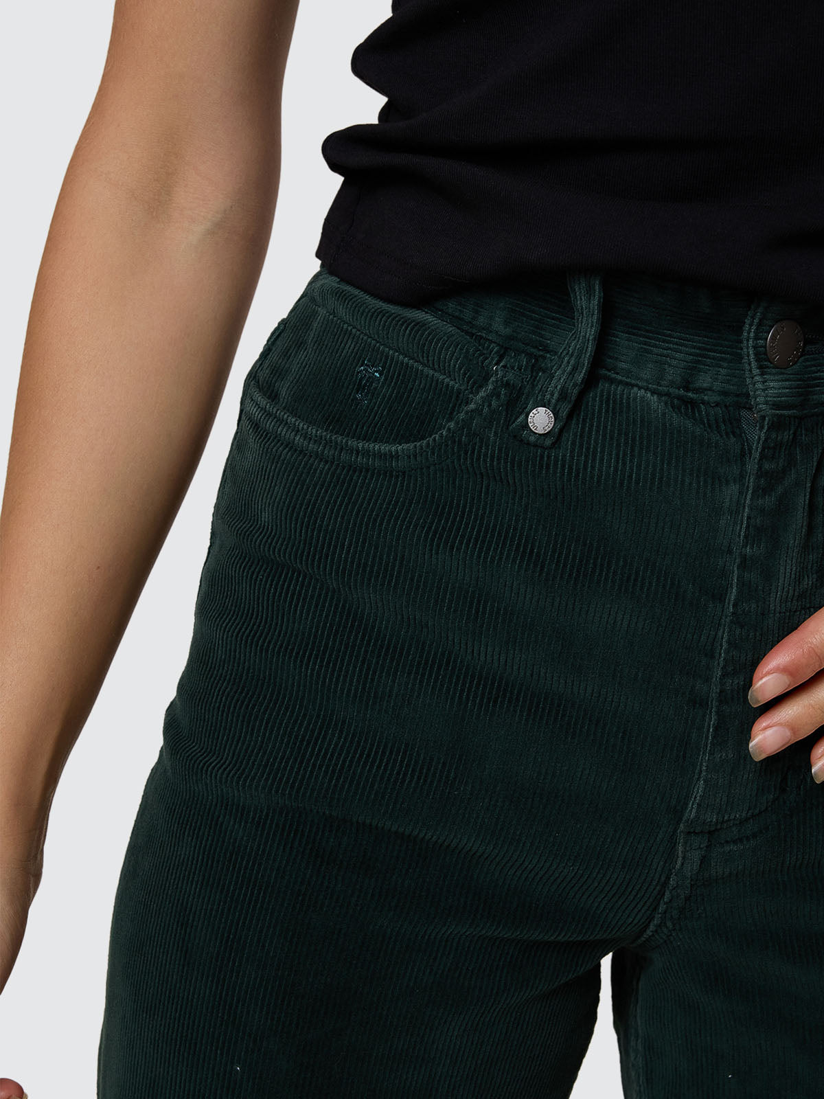 Holly Cord Pant - Vista Green 4