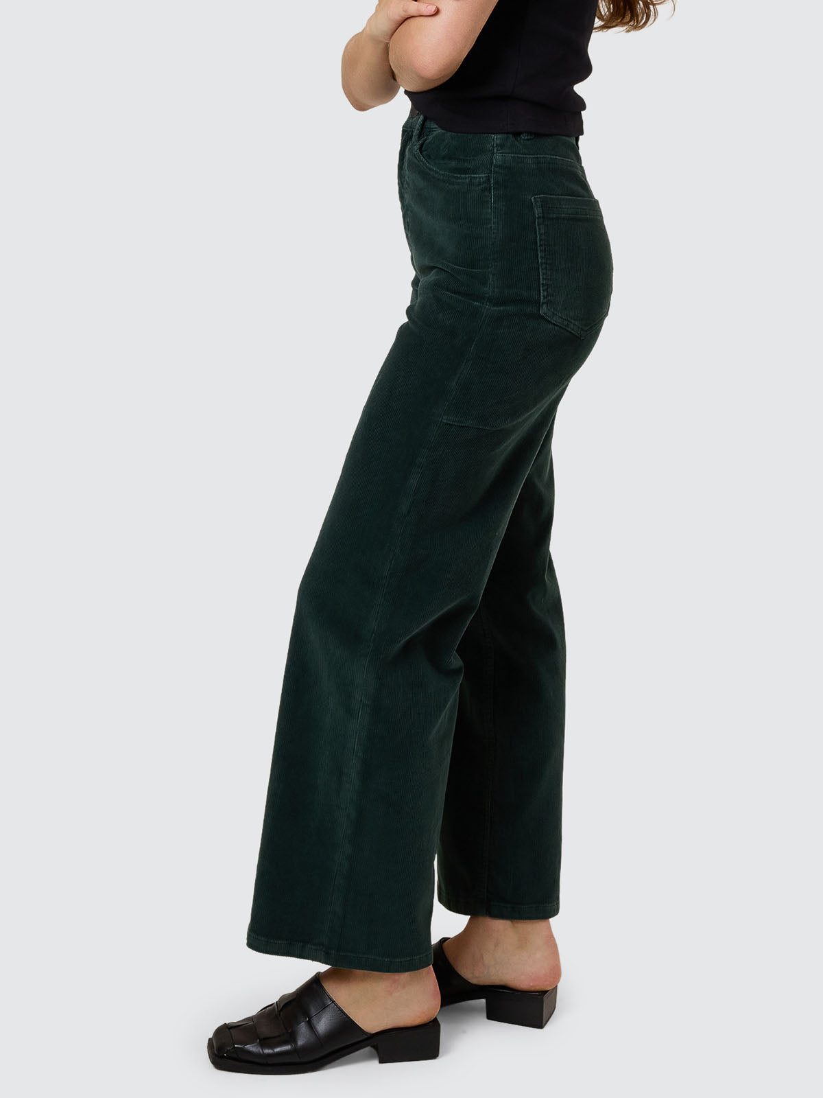 Holly Cord Pant - Vista Green 4