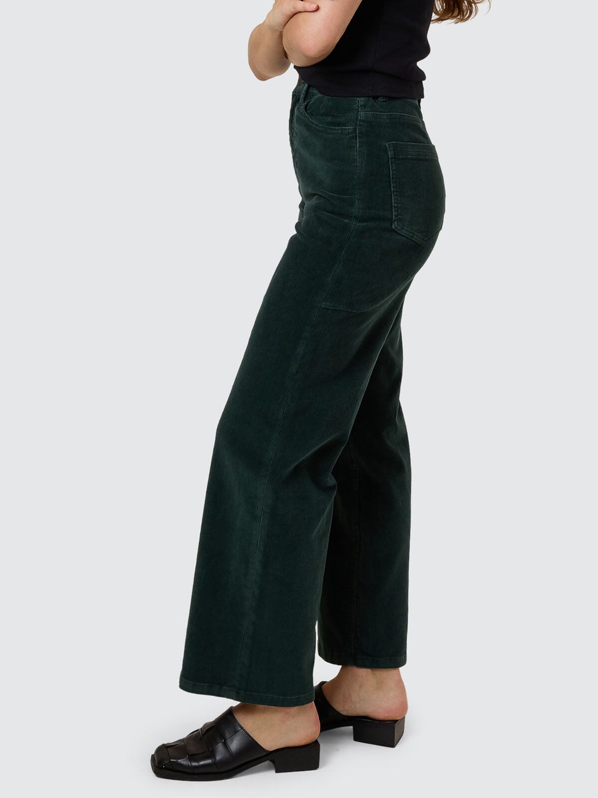Holly Cord Pant - Vista Green 4