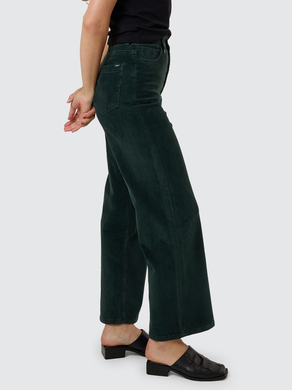Holly Cord Pant - Vista Green 4