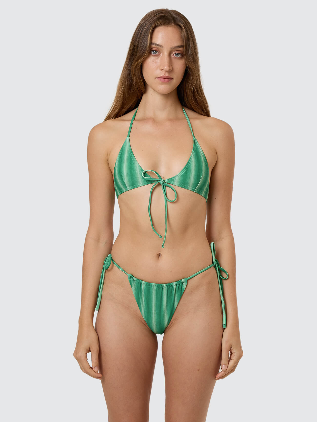 Vivid Dreams String Bikini Bottom - Apple