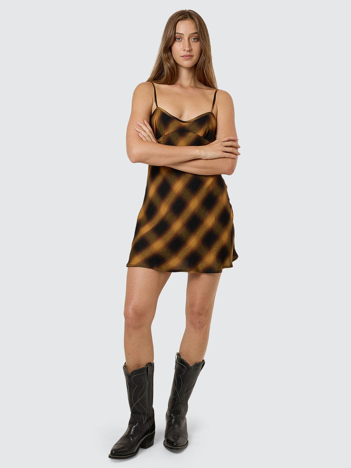 Lost Signal Mini Dress - Bronze 4