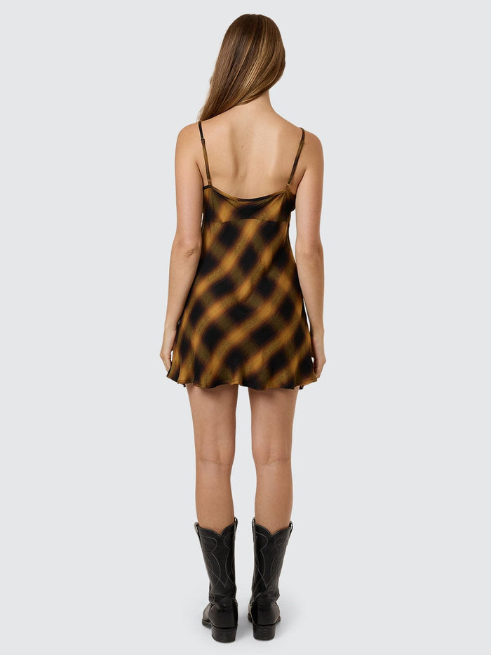 Lost Signal Mini Dress - Bronze 4