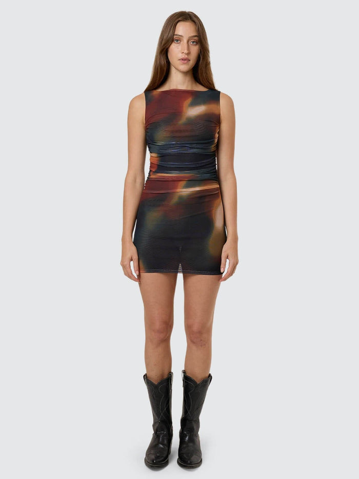 Metamorphic Daze Mini Dress - Black