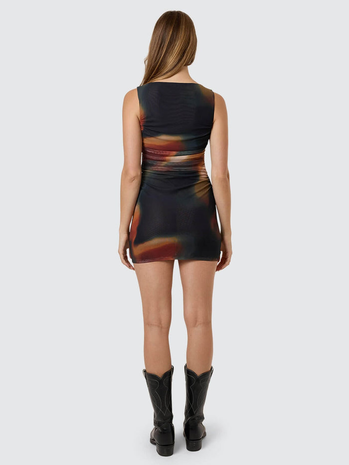 Metamorphic Daze Mini Dress - Black