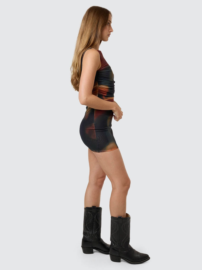 Metamorphic Daze Mini Dress - Black