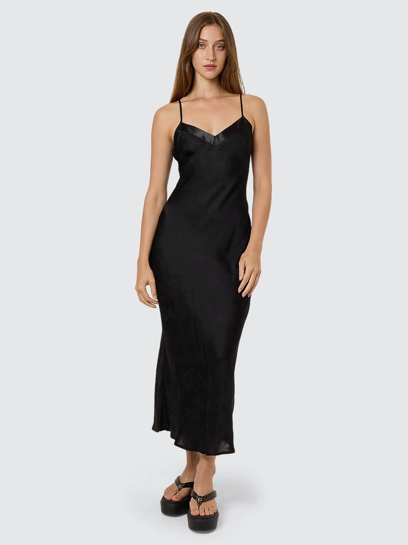 Lost In The Light Maxi Dress - Black | Thrills Co.