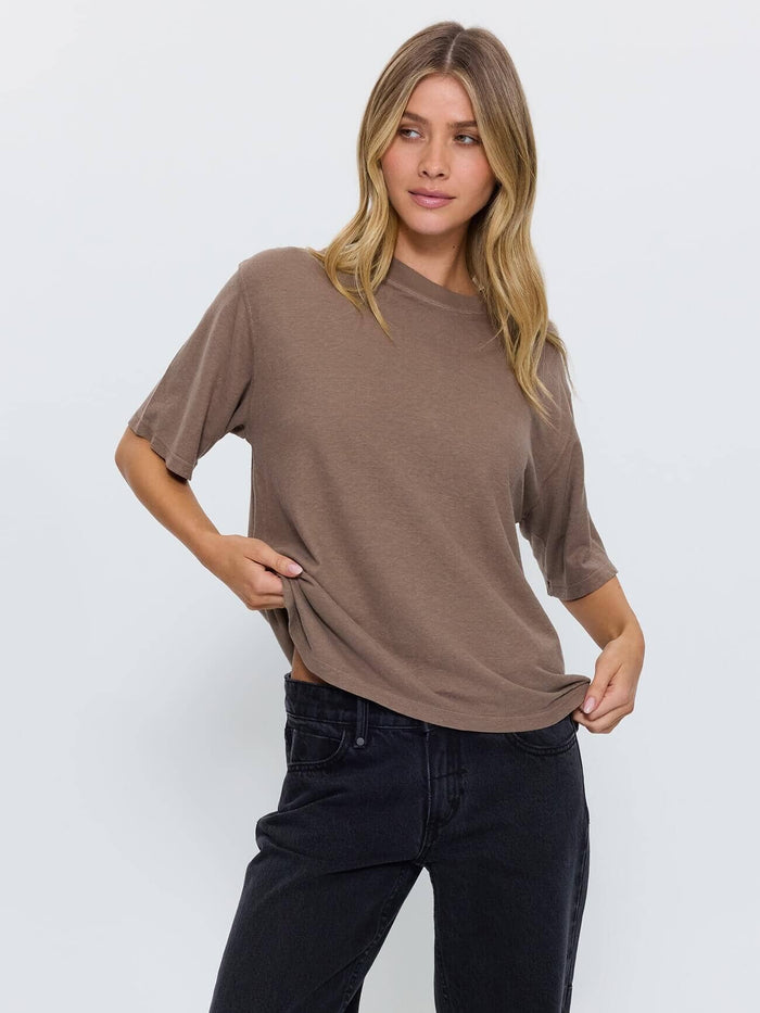 Hemp Square Tee - Falcon 4