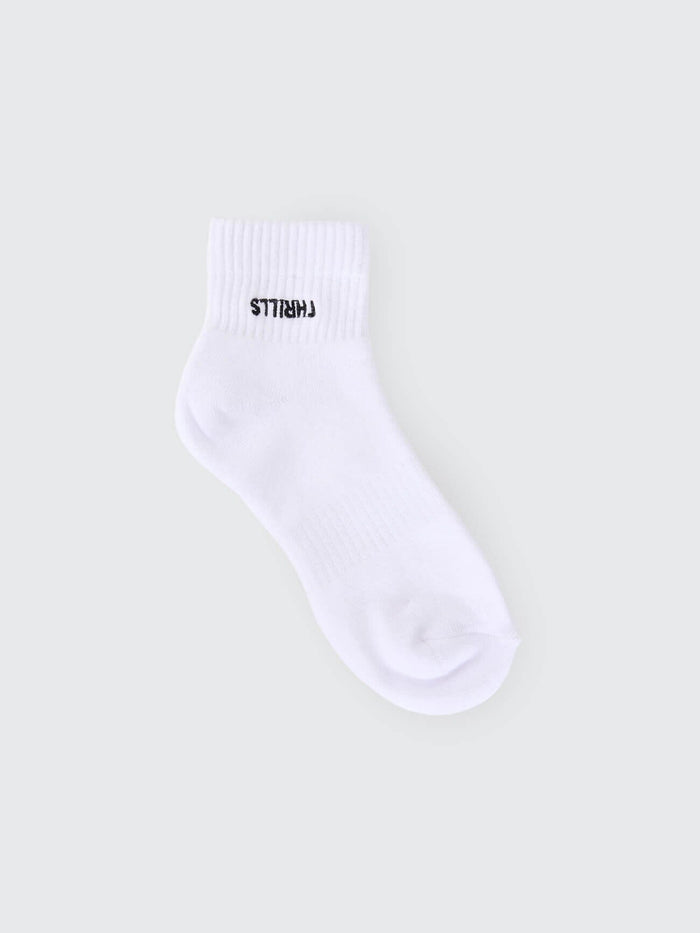 Minimal Thrills 3 Pack Sock - Placid Blue - White - Heritage Navy One Size