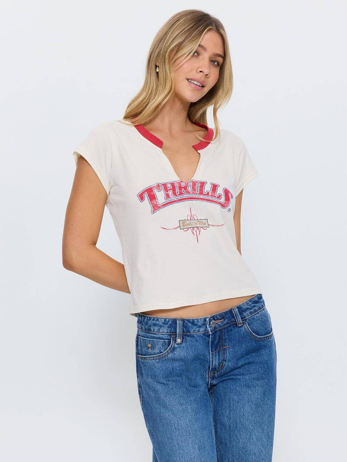 High Noon Slash Tee - Heritage White 4