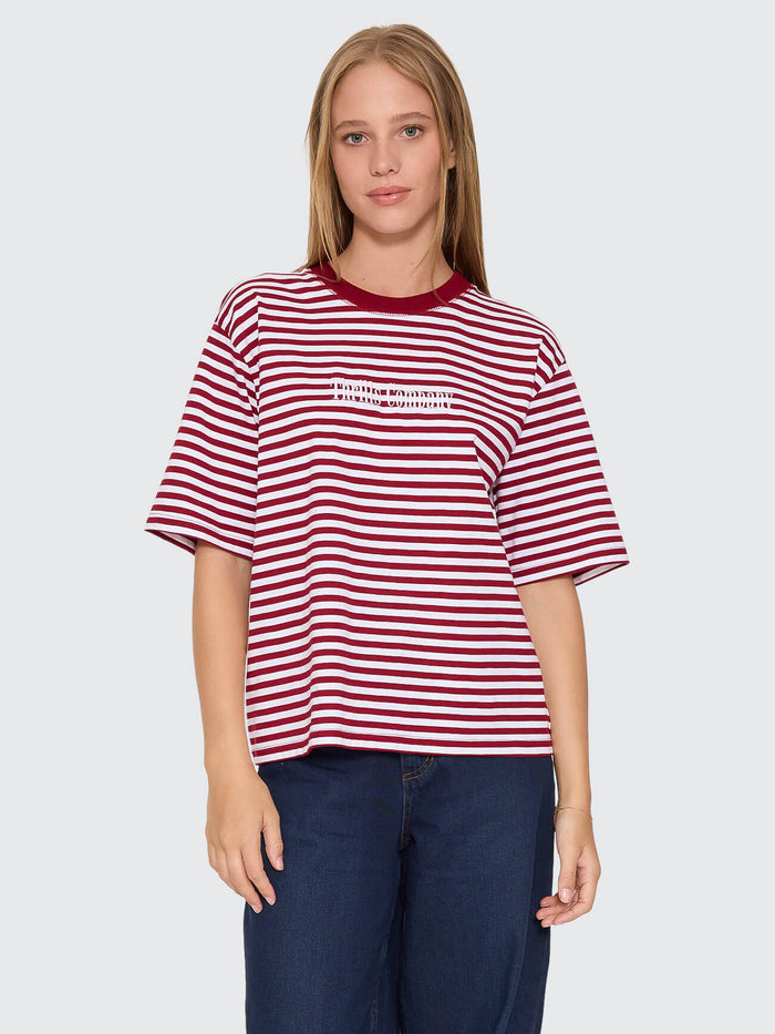 Primitive Stripe Square Tee - Sour Cherry Stripe 4