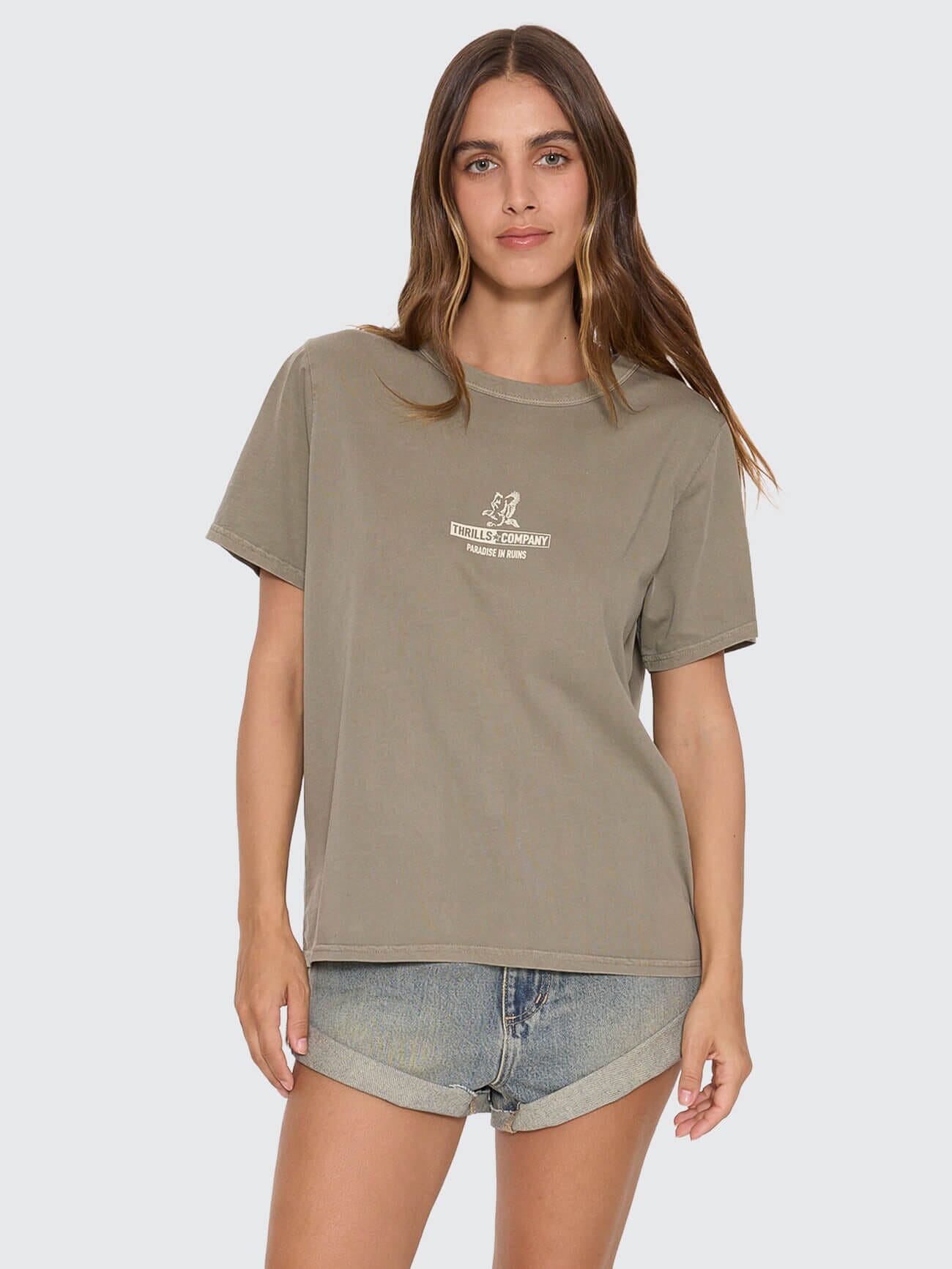 Risen Relaxed Tee - Olive 4