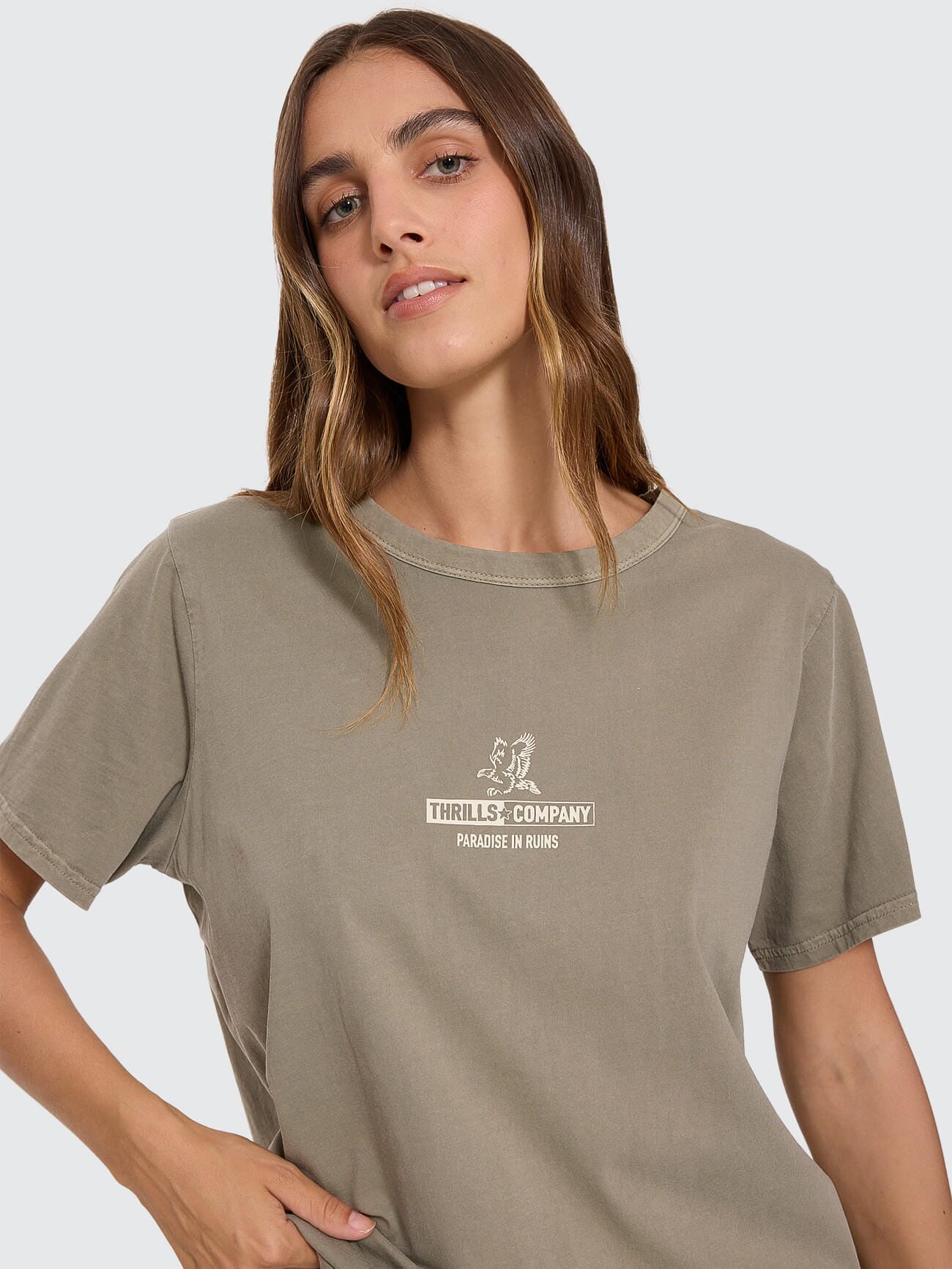 Risen Relaxed Tee - Olive 4