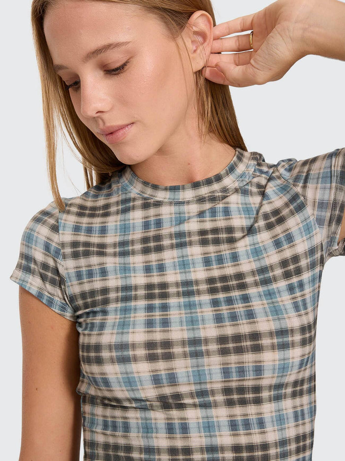 Desert Reverb Club Tee - Dusty Blue 4