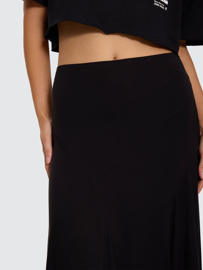 Sienna Midi Skirt - Black
