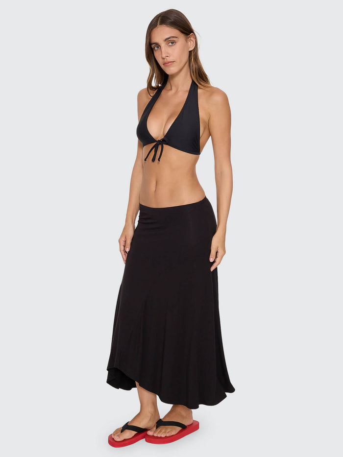 Sienna Midi Skirt - Black 4